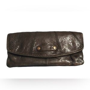 Fossil Vintage Brown Leather Wallet